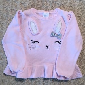 Gymboree girls bunny sweater